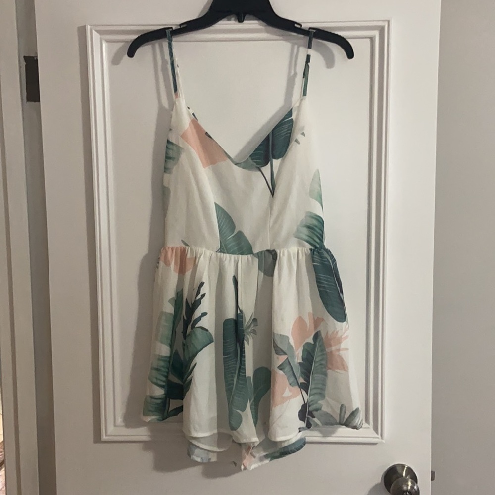 Two pack Floral Rompers - Picture 5 of 6